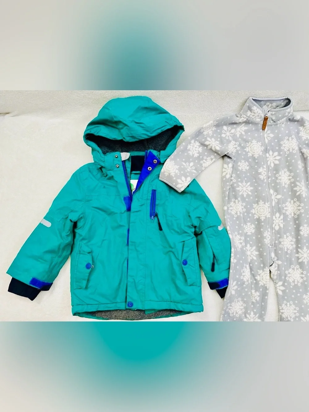 Boden Boys Jacket Winter Set Fleece Jumpsuit Size 3-4T Years Excellent Condition